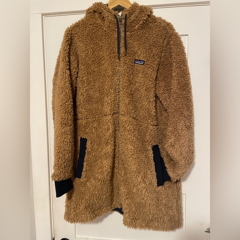 Patagonia Women's Dusty Mesa Parka Brown Fleece Jacket